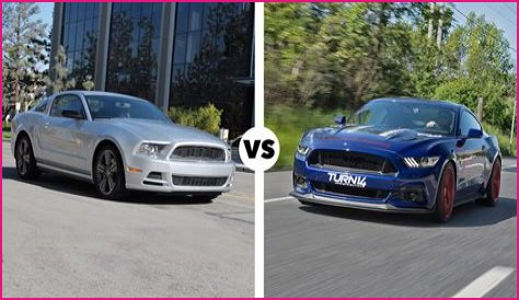 2014 vs 2015 Ford Mustang